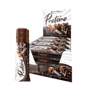 IronMaxx Proteino Barre Protéinée - Dark Choc Coconut, 12 x 30g | Barre high-protein à base de gaufre, faible en sucre, sans ...