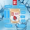 Mulebar Boisson DHydratation En Poudre - Fruits Rouges - Antioxydant - 8 Vitamines - 5 Minéraux - Electrolytes - Goût Très P ...