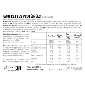 Gaufrette protéinée - Barre protéinée - 1Defy - Boite de 7 gaufrettes Boite de 7 gaufrettes, Vanille 