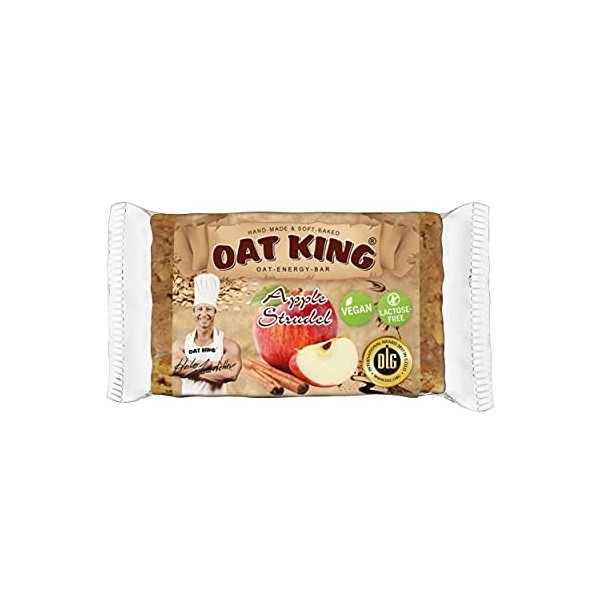 LSP Oat King Energy 10 x 95 g Apple Strudel Barre Nutritive Endurance/Energie Barres nutritives