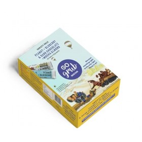 Go Grub Variety Box 5 Mocha Almond Bars + 5 Peanut Blueberry Bars Crunchy Protein Bars with Peanuts, Real Almonds & Berries N...
