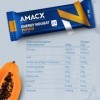AMACX Barre Energetique Sport Nougat – Healthy Snacks pour Sportifs d’Endurance – Paquet de 12 – Avec Glucose & Fructose – 32