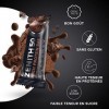 IronMaxx – Barre Protéinée Zenith 50 – Brownie Chocolat Crisp 16 x 45 g – Barre protéinée sans sucre, protein bar riche en pr...