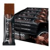 IronMaxx – Barre Protéinée Zenith 50 – Brownie Chocolat Crisp 16 x 45 g – Barre protéinée sans sucre, protein bar riche en pr...