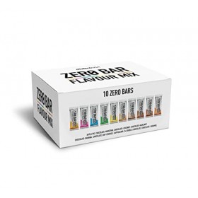 BioTechUSA Zero Bar Protein Snack | Faible teneur en sucre et sans lactose | Texture croustillante | Saveurs délicieuses, Fla...