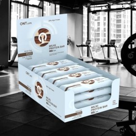 QNT MILKii Protein Bar 12x60g Brownie - Barres - Barres protéinées