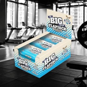 Muscle Moose Big Protein Flapjack 12x100g Cookies et crème - Barres - Barres protéinées