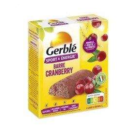 GERBLÉ BARRES SPORT CRANBERRY 150G, GERBLE, LOT DE 3