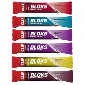 CLIF Bar Bloks Lot de 6 paquets de 60 g