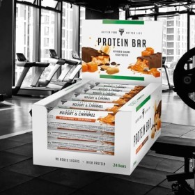 Trec Nutrition Protein Bar 24x46g Nougat et caramel - Barres - Barres protéinées