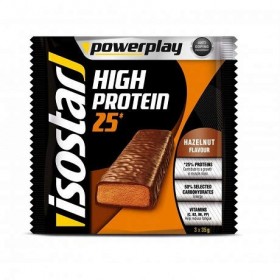 ISOSTAR - Barres High Protein Noisettes 105G - Lot De 3 - livraison offerte