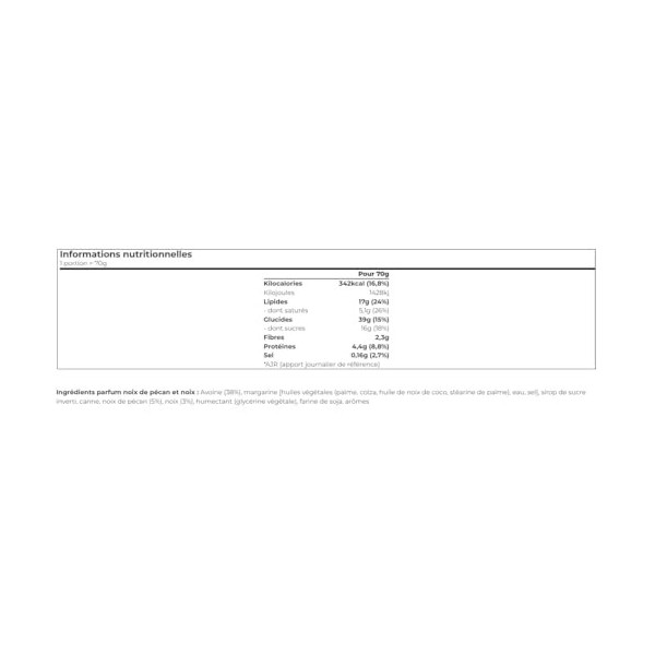 BioTechUSA Oat and Nuts, Barre de flocone d’avoine avec contenu eleve en fibres alimentaires et grains croquants avec les aci...