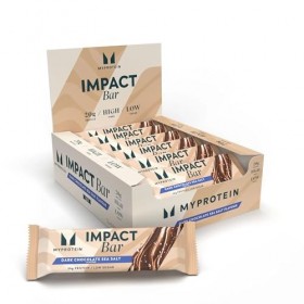 Impact Bar 12 x 64 g Chocolat Noir Sel de mer