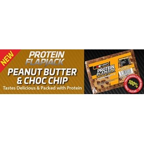 Vyomax Nutrition Lot de 12 flocons de protéines de beurre darachide et de copeaux de choc 100 g