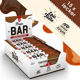 NanoSupps Protein Bar 15x55g Chocolat Caramel - Barres - Barres protéinées