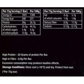 Raw Protein Flapjack, Honey Berry - 12 bars