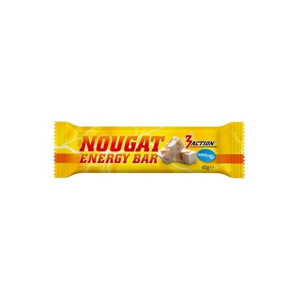 3Action Nougat Energy Bar - Boîte de 20 pièces