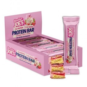 Mountain Joes Barre protéinée 12 x 55 g ondulation framboise 