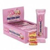Mountain Joes Barre protéinée 12 x 55 g ondulation framboise 