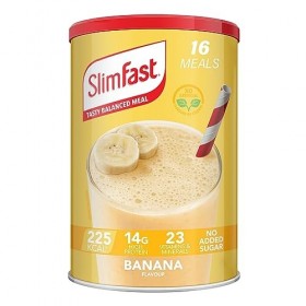 SlimFast Substitut de repas pour perte de poids et alimentation équilibrée, vitamines et minéraux, faible teneur en calories,