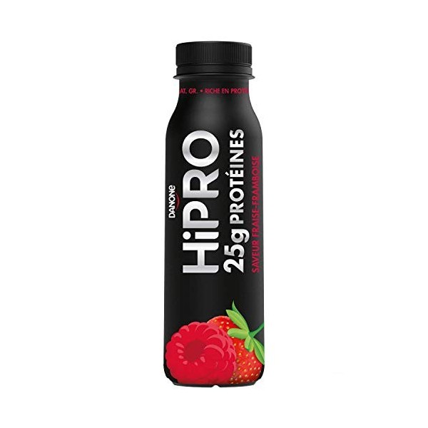 HiPRO Boisson Protéinée, 25g Protéines, Framboise, 300g Shakes diététiques
