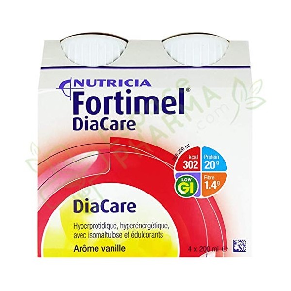 FORTIMEL DIACARE NUTRIM VANILLE 4BOUTEILLES/200ML