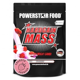 Powerstar HARDGAIN MASS 1600g | GAIN DE POIDS avec créatine & sans ajout de sucre | Masse, force & développement musculaire r...