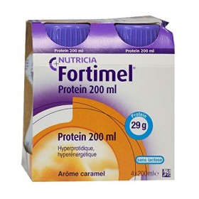 Nutricia Fortimel Protein Arôme Liquide Caramel 4 x 200ml