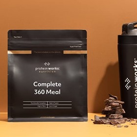 Protein Works - Repas complet à 360 degrés, substitut de repas 400 calories, repas riche en protéines, 8 ingrédients actifs, ...