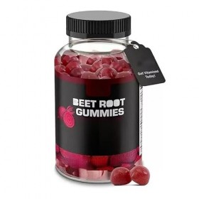Gummies à la racine de betterave - Sans sucre, végétalien, sans OGM, sans gluten - pour lendurance, la performance et la réc