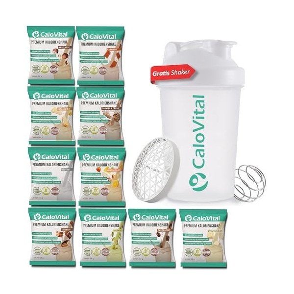 CaloVital Lot de 10 aliments à boire hautement caloriques comme aliment de renforcement à boire - Aliment à boire hautement c...