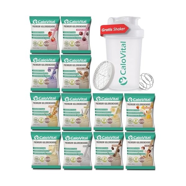 CaloVital Lot de 10 aliments à boire hautement caloriques comme aliment de renforcement à boire - Aliment à boire hautement c...