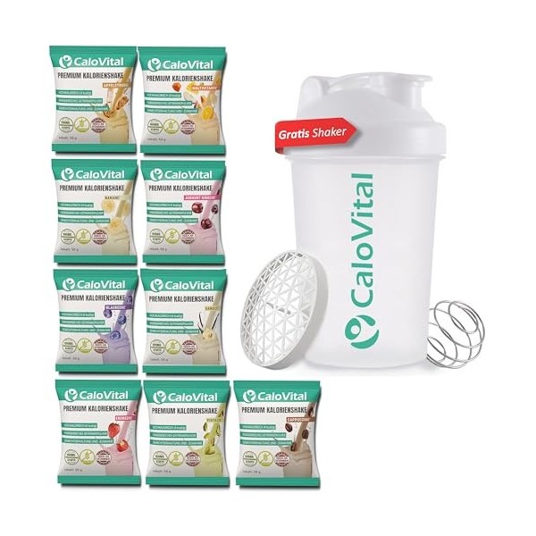 CaloVital Lot de 10 aliments à boire hautement caloriques comme aliment de renforcement à boire - Aliment à boire hautement c...