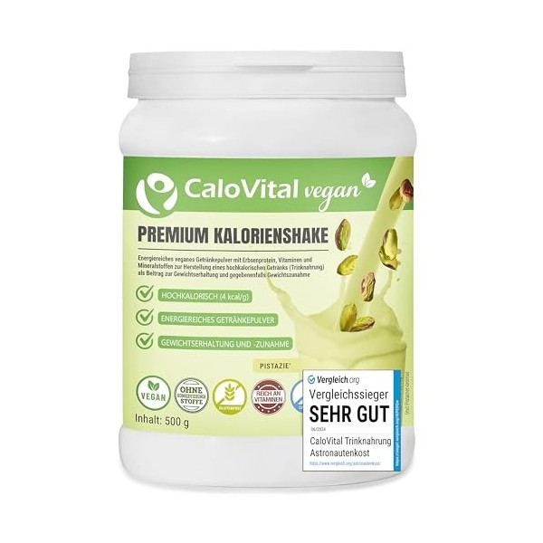 CaloVital Aliment à boire, végétalien, à boire, à boire, pour astronaute, avec glucides, protéines, vitamines et minéraux, ha...