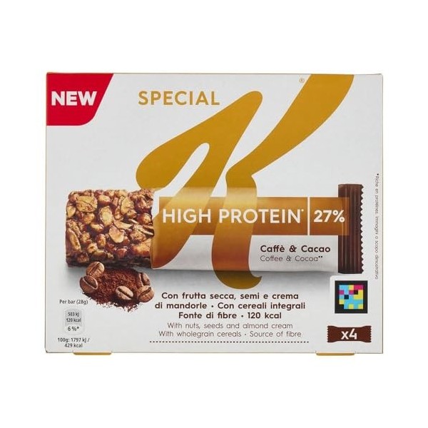 Special K High Protein 27 % Caffè & Cacao Café & Cacao 14 x 112 g 4 x 28 g + Italian Gourmet Polpa 400 g