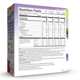 Welchs Singles To Go Variety Pack Watertok Mélange de boissons en poudre, contient 4 saveurs : raisin, fruit de la passion, 