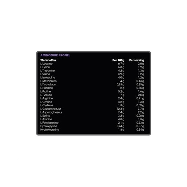 Shake protéiné Multi Collagène, Vanille, 30 Portions, 30g Protéines par Portion, 5 Types de Collagène