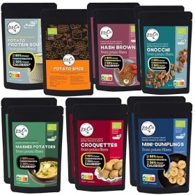 LOW CARB produits à base de pommes de terre | 95% de glucides en moins - KETO | 60% de calories en moins | riche en protéines