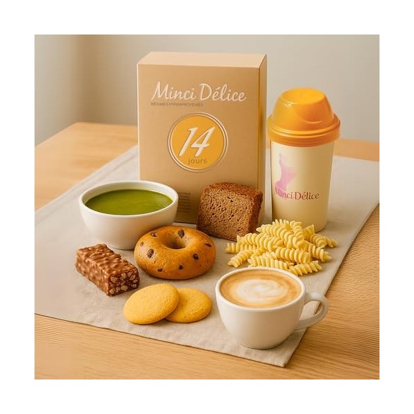 Régime hyperprotéiné 14 jours – 33 repas prêts à consommer – Minceur rapide et pratique -5kg 