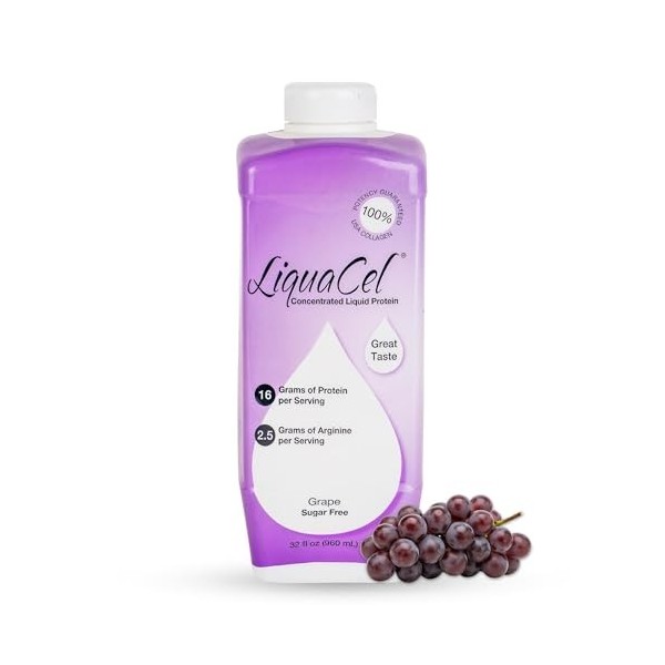 Liquacel Liquid Protein Sugar Free Grape 1 X 32oz Bottle
