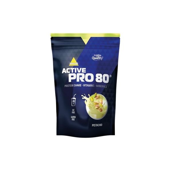 Inkospor ACTIVE Pro 80 Shake protéiné Définition Tonification et Perte de Poids Pistache sachets 500g Shakes diététiques