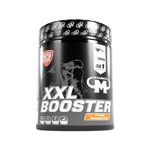 Mammut Nutrition Croissance et Support Musculaire XXL Booster 500 g Orange Maracuja