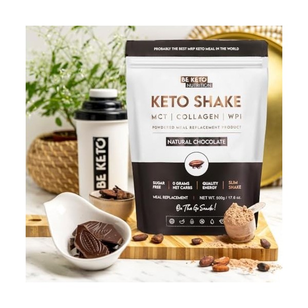 Diet Keto Shake - Chocolat Naturel 500g