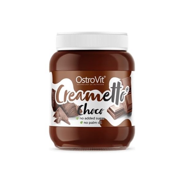 OstroVit Creametto 350g Chocolat - Aliments fonctionnels - Protéines à tartiner