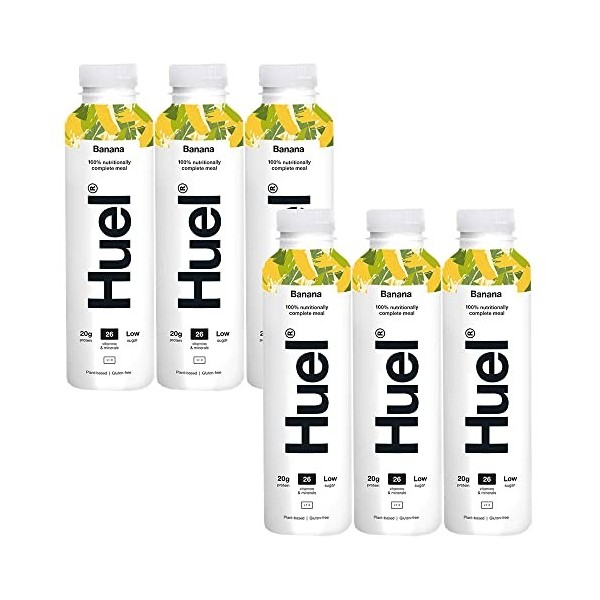 6 x 500 ml saveur banane prête à boire