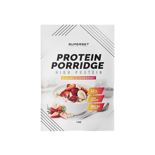 Superset Nutrition | Pack Petit-déj – Porridge - Protein Crunchies Milk & White Chocolate + Zero Syrup Caramel | Les must-hav