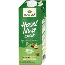 ALNATURA - Boisson À La Noisette Nature - 1L - Idéale pour une alimentation saine et équilibrée - Lot De 4