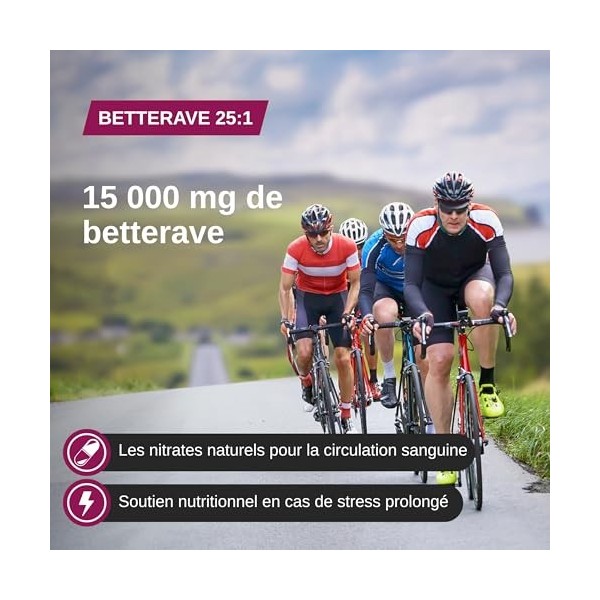 Betterave 15.000 mg de betterave en poudre – Extrait de betterave 25:1 – Nitrates naturels pour soutenir l’utilisation de l’o