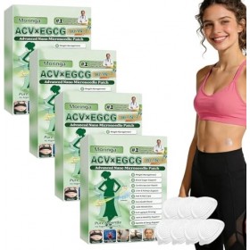 ACV x EGCG 7 patchs à micro-aiguilles avancés 10 en 1,Nano Patch à Micro Aiguilles pour Raffermissement et Métabolisme - Port...