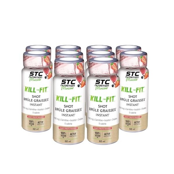 STC NUTRITION - Kill Fit shot concentré - Boisson Brûle-Graisses - Déstockage des graisses de réserve